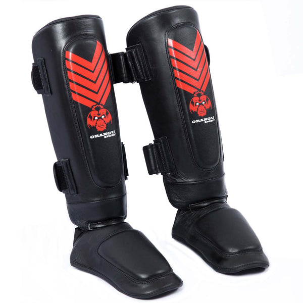 ESPINILLERAS CON EMPEINE ORANGU SPORT